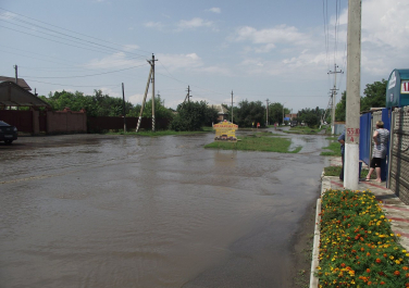 улица Коломийцева - вечная река после дождя