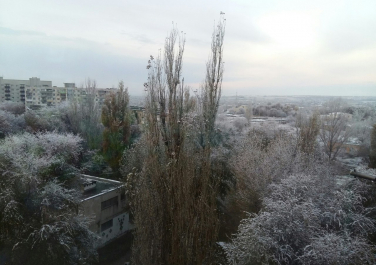 Новочеркасск, 2 ноября первый снег