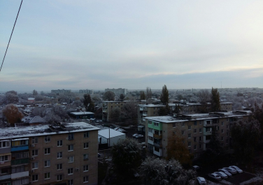 Новочеркасск, 2 ноября первый снег