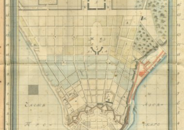 План города 1827г.