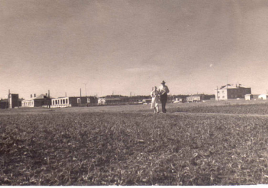 Строящийся стахановский городок