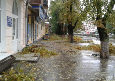  Последствия Урагана, улица Дзержинского, Таганрог