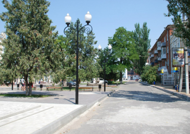 Центр города, вид с ул. Московской